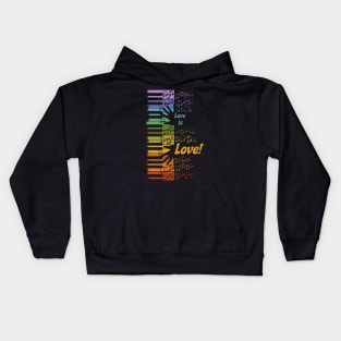 Piano Love is Love Kids Hoodie